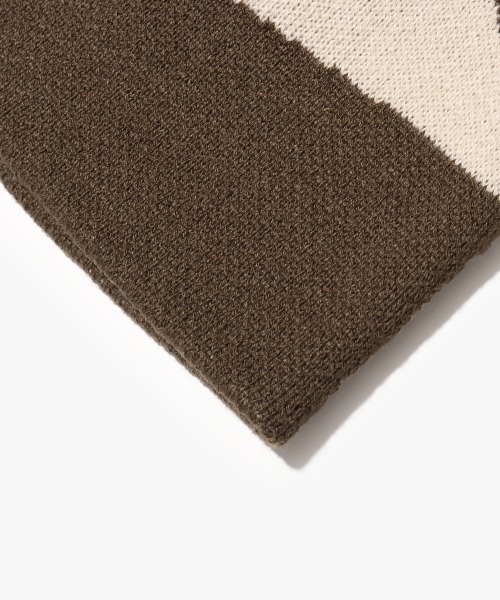 atmos pink(アトモスピンク)の「atmos pink Motif Jaquard Beanie / アトモス ピンク モチーフ ジャガード ビーニー(ニットキャップ/ビーニー・レディース・ブラック/カーキ/ホワイト・FREE)」の6枚目の写真