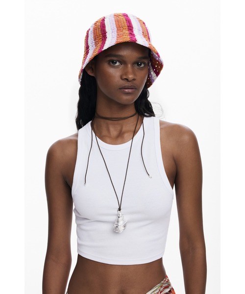 Desigual(デシグアル)の「REPRISE BRISACROCHET 帽子(ハット・レディース・レッド・FREE)」の3枚目の写真