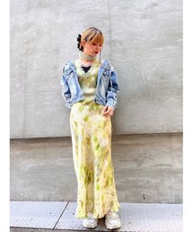 【Desigual×Collina Strada】BURBANKCOLLINA ワンピースストラップ 花柄