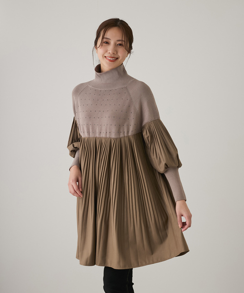 Darich プリーツヘムスウェットミニスカート FL ダーリッチ Darich プリーツヘムスウェットミニスカート