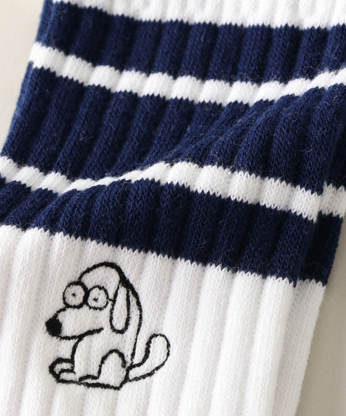 JOURNAL STANDARD(ジャーナルスタンダード)の「【カガミケン×JOURNAL STANDARD】 シシュウラインソックス(ソックス/靴下・レディース・オレンジ/イエロー/グリーン/ブルー/ブラック・FREE)」の10枚目の写真