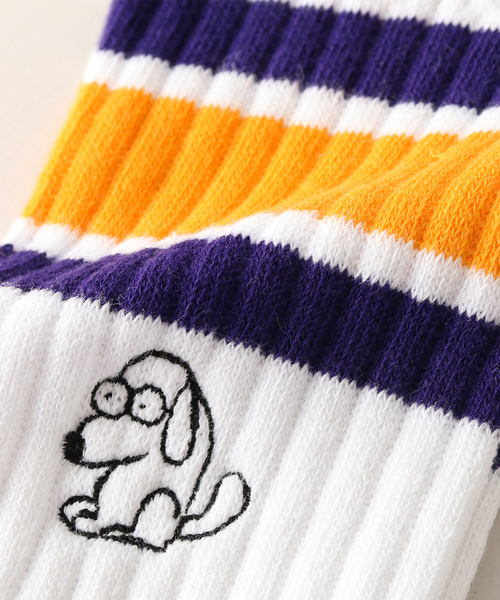 JOURNAL STANDARD(ジャーナルスタンダード)の「【カガミケン×JOURNAL STANDARD】 シシュウラインソックス(ソックス/靴下・レディース・オレンジ/イエロー/グリーン/ブルー/ブラック・FREE)」の14枚目の写真