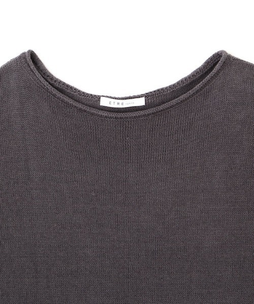 ETRE TOKYO（エトレトウキョウ）の「ロールエンドリネンニット