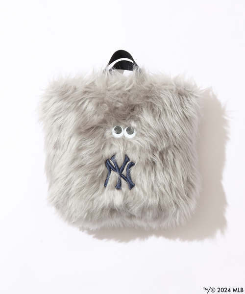 INFIELDER DESIGN(インフィールダーデザイン)の「INFIELDER DESIGN / インフィールダーデザイン MLB FUR BAG(ショルダーバッグ・メンズ・チャコールグレー/ブルー・FREE)」の1枚目の写真