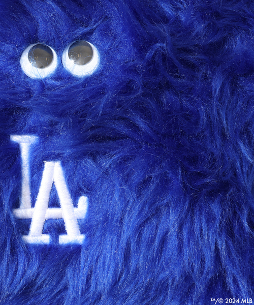INFIELDER DESIGN(インフィールダーデザイン)の「INFIELDER DESIGN / インフィールダーデザイン MLB FUR BAG(ショルダーバッグ・メンズ・チャコールグレー/ブルー・FREE)」の3枚目の写真