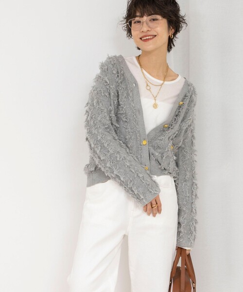 NOLLEY’S（ノーリーズ）の「【追加】シアーストレッチロンT（Tシャツ/カットソー・レディース・ネイビー/ホワイト・38）」の6枚目の写真