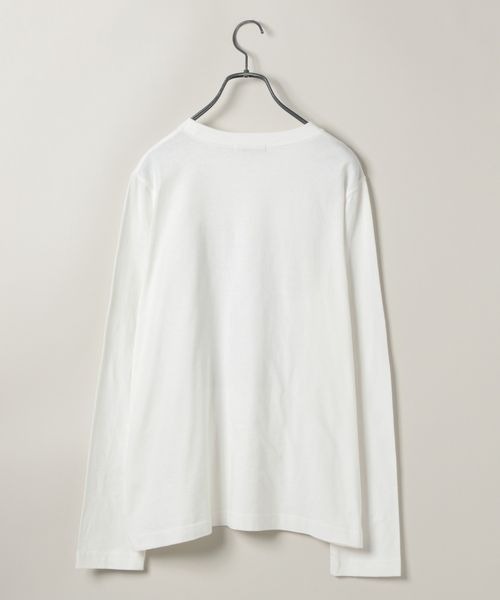 JEANASIS（ジーナシス）の「フォトアートグラフィックロンTEE/319862（Tシャツ/カットソー・レディース・ホワイト系その他/ブラック系その他/グレー系その他・FREE）」の4枚目の写真