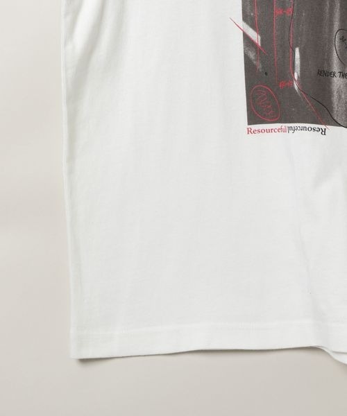 JEANASIS（ジーナシス）の「フォトアートグラフィックロンTEE/319862（Tシャツ/カットソー・レディース・ホワイト系その他/ブラック系その他/グレー系その他・FREE）」の8枚目の写真