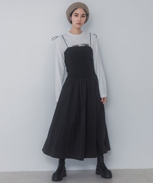 JEANASIS（ジーナシス）の「フォトアートグラフィックロンTEE/319862（Tシャツ/カットソー・レディース・ホワイト系その他/ブラック系その他/グレー系その他・FREE）」の16枚目の写真