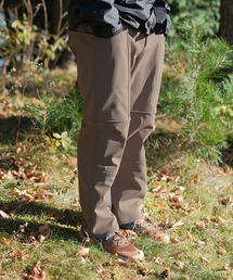 Fleece lining nylon shell pants (AW)