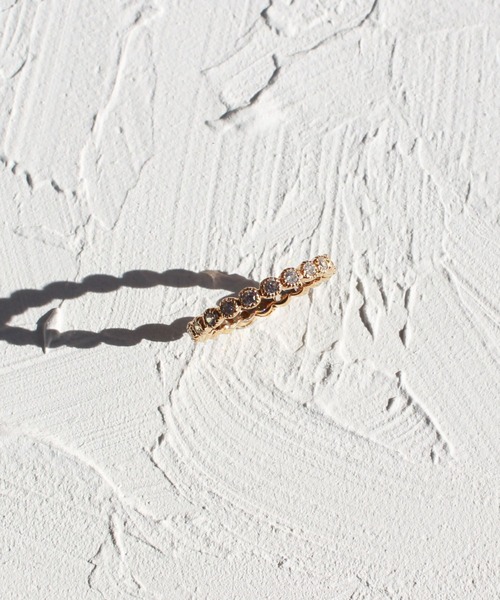 JUPITER（ジュピター）の「【K18PG】ローズゴールドエタニティリング/ピンクゴールド/金属アレルギー対応（リング・レディース・ピンクゴールド・#6/#11）」の5枚目の写真