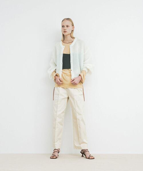 LAATO（ラート）の「kirakira knit cardigan（カーディガン/ボレロ・レディース・チャコールグレー/ホワイト・FREE）」の20枚目の写真