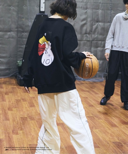 kaoyorinakami(カオヨリナカミ)の「Reebok nylon pants / リーボックナイロンパンツ(その他パンツ・メンズ・ブラック/ホワイト・LARGE/MEDIUM/SMALL)」の5枚目の写真