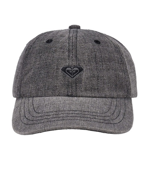 ROXY(ロキシー)の「LIVED IN DENIM CAP /ロキシーロゴ刺繍デニムキャップ(キャップ・レディース・ブラック/インディゴブルー・FREE)」の4枚目の写真