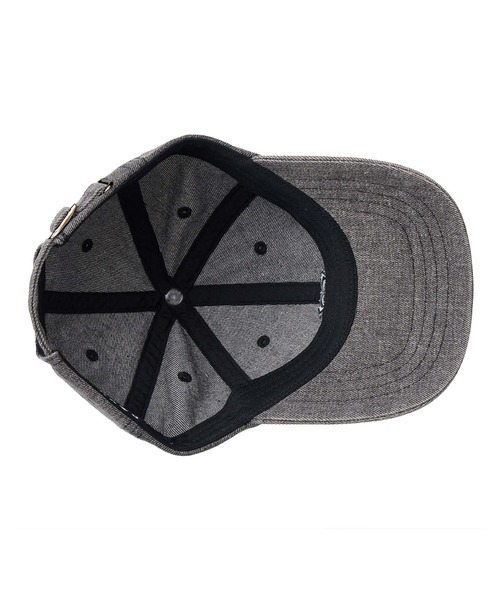 ROXY(ロキシー)の「LIVED IN DENIM CAP /ロキシーロゴ刺繍デニムキャップ(キャップ・レディース・ブラック/インディゴブルー・FREE)」の5枚目の写真