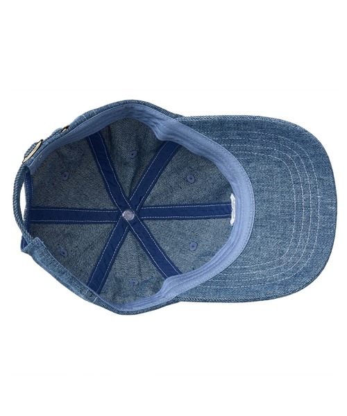 ROXY(ロキシー)の「LIVED IN DENIM CAP /ロキシーロゴ刺繍デニムキャップ(キャップ・レディース・ブラック/インディゴブルー・FREE)」の9枚目の写真