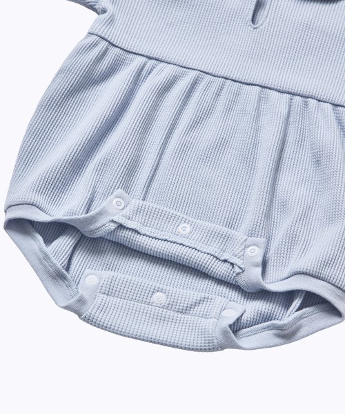 pairmanon(ペアマノン)の「【さらっとワッフル】【ベビー】セーラーカラー ロンパース(ロンパース・キッズ・アイボリー/ライトベージュ/ライトブルー/モカ・80/70)」の19枚目の写真