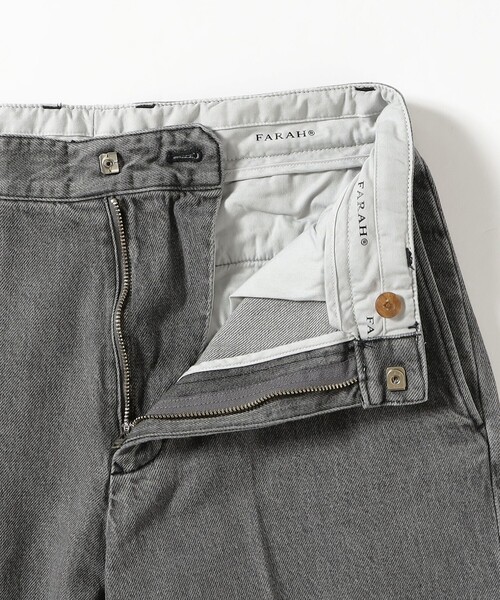 Ray BEAMS（レイビームス）の「FARAH / No Tuck Wide Shorts（その他パンツ・レディース・サックスブルー/ブラック・28inch/30inch）」の4枚目の写真