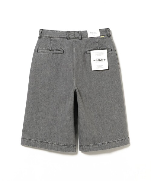 Ray BEAMS（レイビームス）の「FARAH / No Tuck Wide Shorts（その他パンツ・レディース・サックスブルー/ブラック・28inch/30inch）」の5枚目の写真