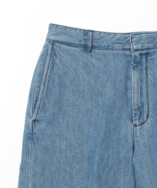 Ray BEAMS（レイビームス）の「FARAH / No Tuck Wide Shorts（その他パンツ・レディース・サックスブルー/ブラック・28inch/30inch）」の8枚目の写真