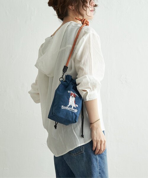 LBC（エルビーシー）の「アニマル刺繍コードショルダーバッグ（ショルダーバッグ・レディース・チャコールグレー/ベージュ/グリーン/ブルー/ライトグレー/ネイビー/アイボリー/グレー・FREE）」の10枚目の写真
