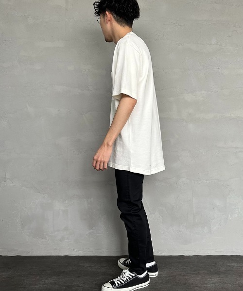 LACOSTE（ラコステ）の「[LACOSTE/ラコステ] ワンポイントロゴ 鹿の子ポケットTシャツ（Tシャツ/カットソー・レディース・ブラック/ホワイト/ピンク・2/3/4/5）」の9枚目の写真