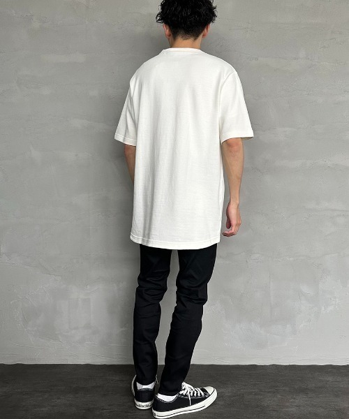 LACOSTE（ラコステ）の「[LACOSTE/ラコステ] ワンポイントロゴ 鹿の子ポケットTシャツ（Tシャツ/カットソー・レディース・ブラック/ホワイト/ピンク・2/3/4/5）」の10枚目の写真