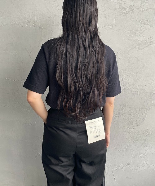 LACOSTE（ラコステ）の「[LACOSTE/ラコステ] ワンポイントロゴ 鹿の子ポケットTシャツ（Tシャツ/カットソー・レディース・ブラック/ホワイト/ピンク・2/3/4/5）」の12枚目の写真