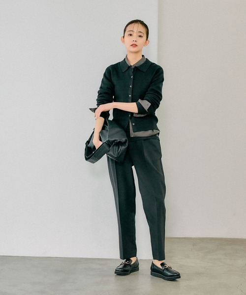GLOBAL WORK(グローバルワーク)の「MATINEE LINE/シアータンクレイヤードプルオーバー/288778(Tシャツ/カットソー・レディース・アイボリー/チャコール/ブラック・MEDIUM/LARGE)」の11枚目の写真