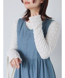 ehka sopo | レースカットソー(Tシャツ/カットソー)