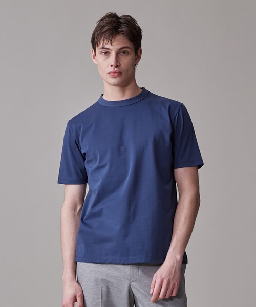 シルクのような光沢感の上品Tシャツ【UVカット / 接触冷感 / 吸水速乾】【J.PRESS PRE セール】シルクのような光沢感の上品Tシャツ【UVカット / 接触冷