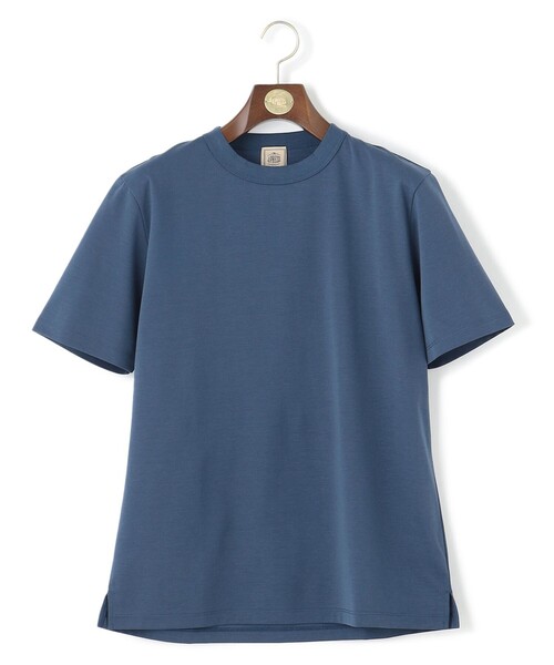 J.PRESS(ジェイプレス)の「シルクのような光沢感の上品Tシャツ【UVカット / 接触冷感 / 吸水速乾】【J.PRESS PREMIUM JERSEY】ポンチクルーネック Tシャツ(Tシャツ/カットソー・メンズ・ホワイト系/ライトグレー系/ブルー系・X-LARGE/LARGE/MEDIUM/SMALL)」の15枚目の写真