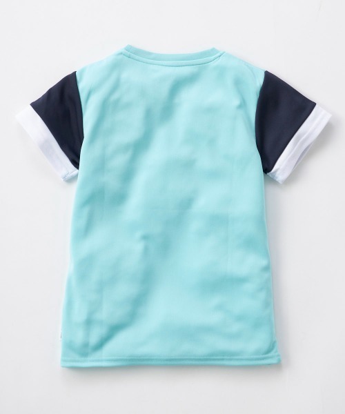 FILA（フィラ）の「手書き風ロゴドライ素材Tシャツ（Tシャツ/カットソー・キッズ・ラベンダー/ミント・130/140/150/160）」の3枚目の写真