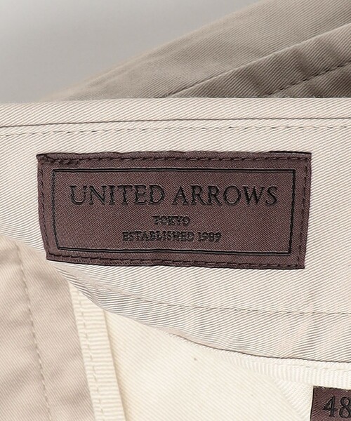 UNITED ARROWS(ユナイテッドアローズ)の「ツイル ベーシック 1プリーツ チノパンツ(チノパンツ・メンズ・ベージュ/モカ・50/44/46/48/42/52/54)」の12枚目の写真