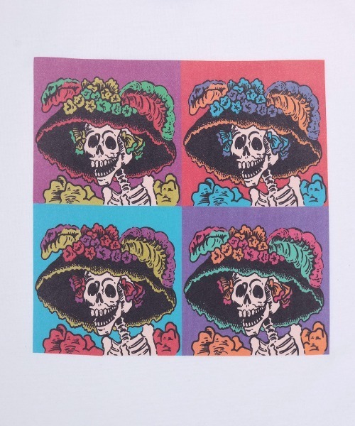 チチカカ（チチカカ）の「カラベラタイルＴシャツ【ユニセックス】（Tシャツ/カットソー・レディース・オフホワイト/ブラック・FREE）」の14枚目の写真