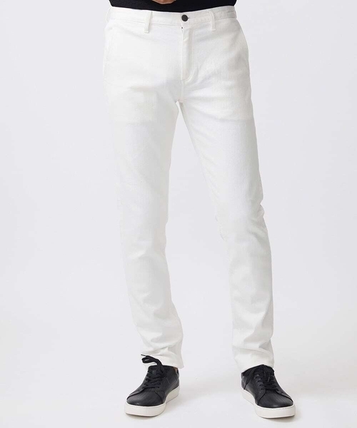 MICHEL KLEIN HOMME (ミッシェルクランオム)の「ホワイトデニムパンツ(デニムパンツ・メンズ・ホワイト・MEDIUM/LARGE/X-LARGE)」の1枚目の写真