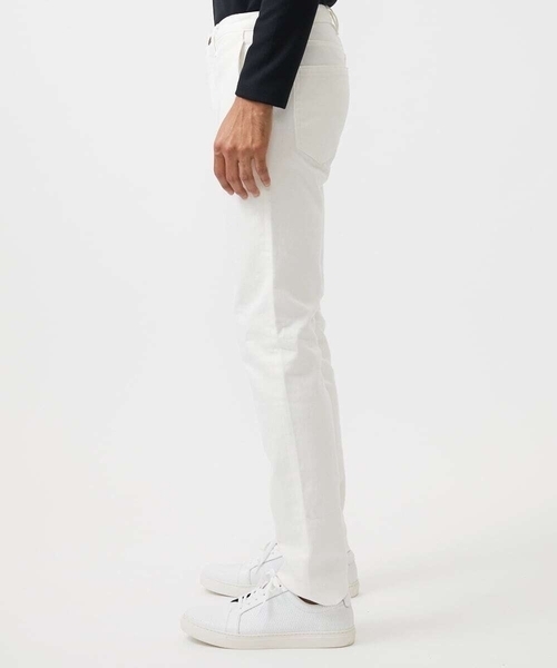 MICHEL KLEIN HOMME (ミッシェルクランオム)の「ホワイトデニムパンツ(デニムパンツ・メンズ・ホワイト・MEDIUM/LARGE/X-LARGE)」の4枚目の写真