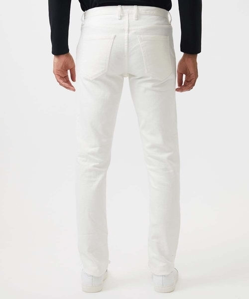 MICHEL KLEIN HOMME (ミッシェルクランオム)の「ホワイトデニムパンツ(デニムパンツ・メンズ・ホワイト・MEDIUM/LARGE/X-LARGE)」の5枚目の写真