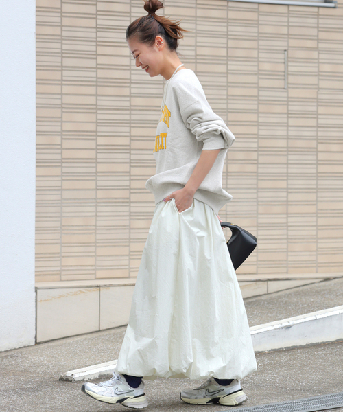 JOURNAL STANDARD relume（ジャーナルスタンダード　レリューム）の「《追加》ヴィンテージロゴスウェット（スウェット・レディース・チャコールグレー/ネイビー/ピンク・FREE）」の5枚目の写真