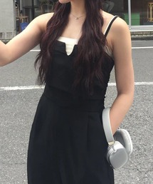 merrylatte | デザインキャミオールインワン(つなぎ/オールインワン)