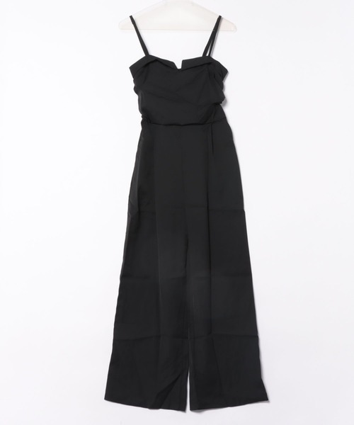 merrylatte（メリーラテ）の「デザインキャミオールインワン（つなぎ/オールインワン・レディース・ブラック・FREE）」の6枚目の写真