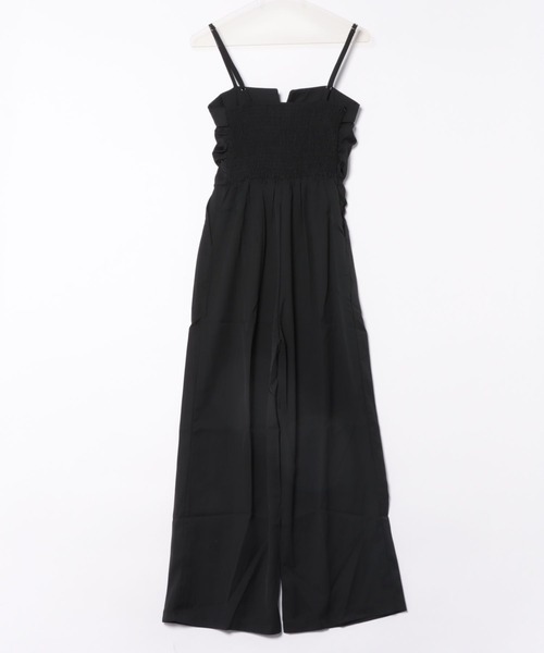 merrylatte（メリーラテ）の「デザインキャミオールインワン（つなぎ/オールインワン・レディース・ブラック・FREE）」の7枚目の写真