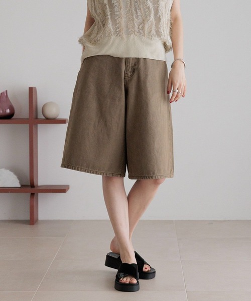 LOWRYS FARM（ローリーズファーム）の「デニムハーフパンツ