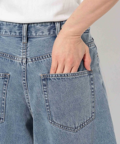 カラーハーフパンツ LOWRYS FARM（ローリーズファーム）の「デニムハーフパンツ