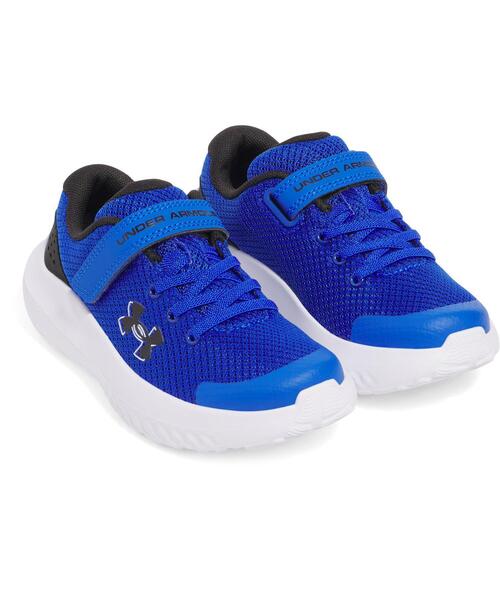 UNDER ARMOUR(アンダーアーマー)の「UAサージ4 AC(ランニング/キッズ)(スニーカー・キッズ・ブルー・19.5cm/18.0cm/20.5cm/21.0cm/22.0cm/20.0cm/21.5cm/19.0cm/17.0cm)」の2枚目の写真