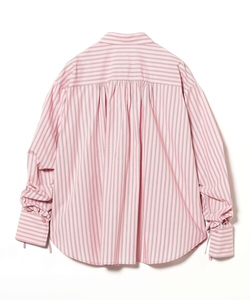 B:MING by BEAMS（ビーミングバイビームス）の「【洗える】2way シャーリング シャツ（シャツ/ブラウス・レディース・ホワイト系その他5/ブルー/ピンク・ONE SIZE）」の15枚目の写真
