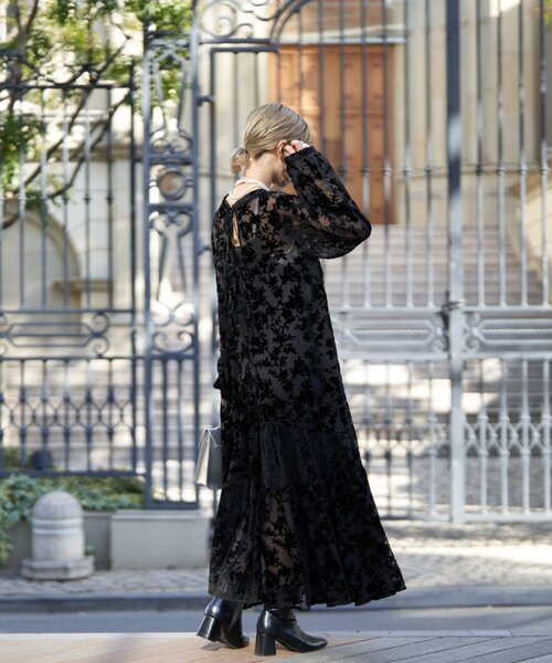 CIAOPANIC オケージョンドレス フラワーティアードワンピース ティアードワンピース WEB限定】【オケージョンドレス/結婚式