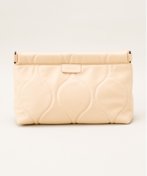 LE VERNIS（ル・ベルニ）の「LE VERNIS(ル・ベルニ)Quilting clutch bag（クラッチバッグ・レディース・カーキ/ブラック/シルバー/オレンジ/イエロー/ベージュ・FREE）」の12枚目の写真