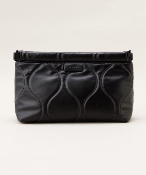 LE VERNIS（ル・ベルニ）の「LE VERNIS(ル・ベルニ)Quilting clutch bag（クラッチバッグ・レディース・カーキ/ブラック/シルバー/オレンジ/イエロー/ベージュ・FREE）」の13枚目の写真