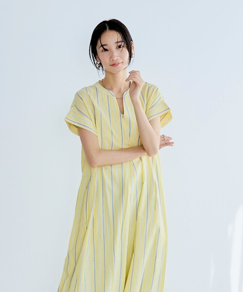 coen（コーエン）の「MARKET（マーケット）スキッパー ワンピース（ワンピース・レディース・その他1/その他2/ブラック/ピンク・M/L）」の9枚目の写真